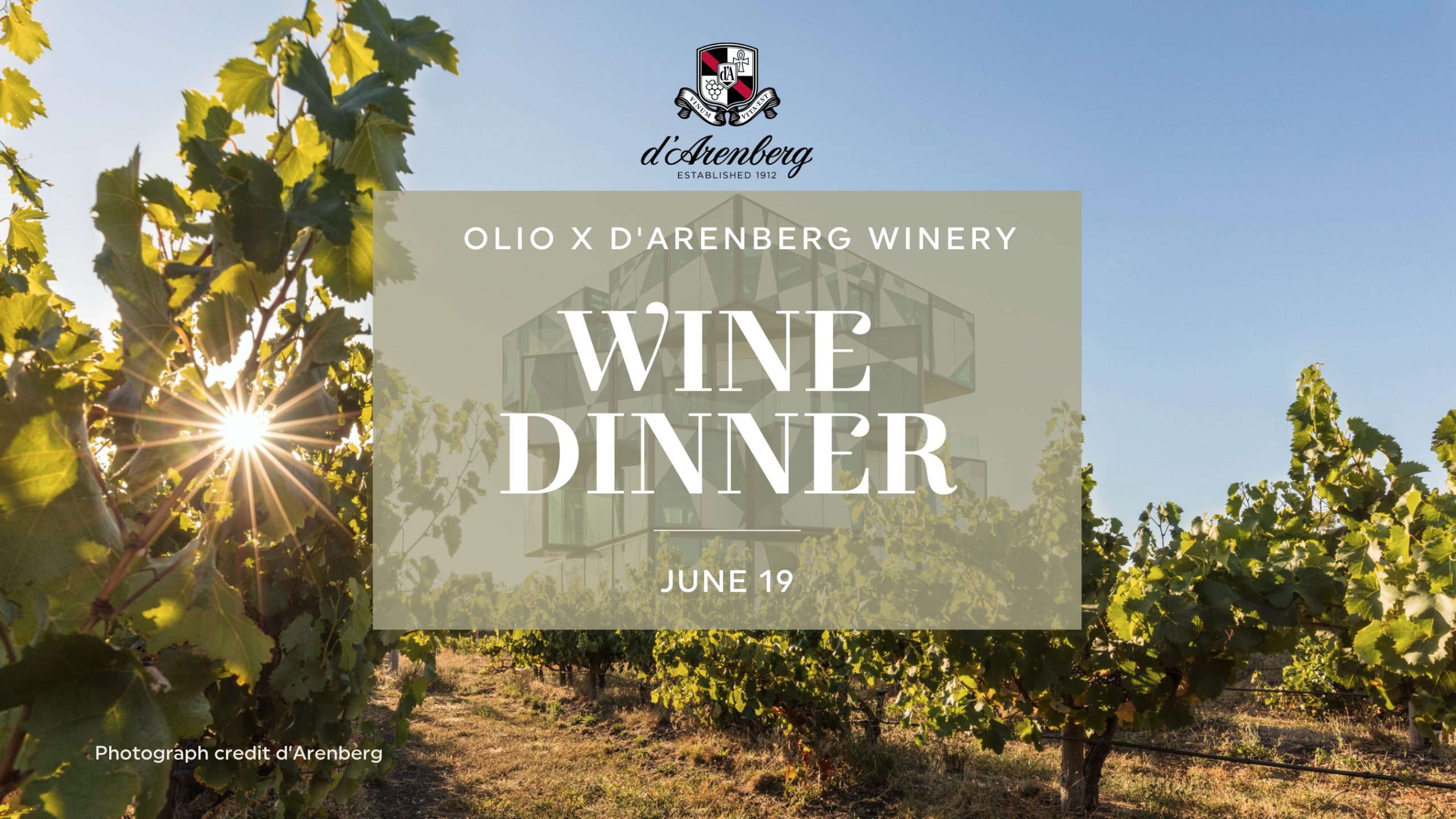 Olio x d'Arenberg Dinner